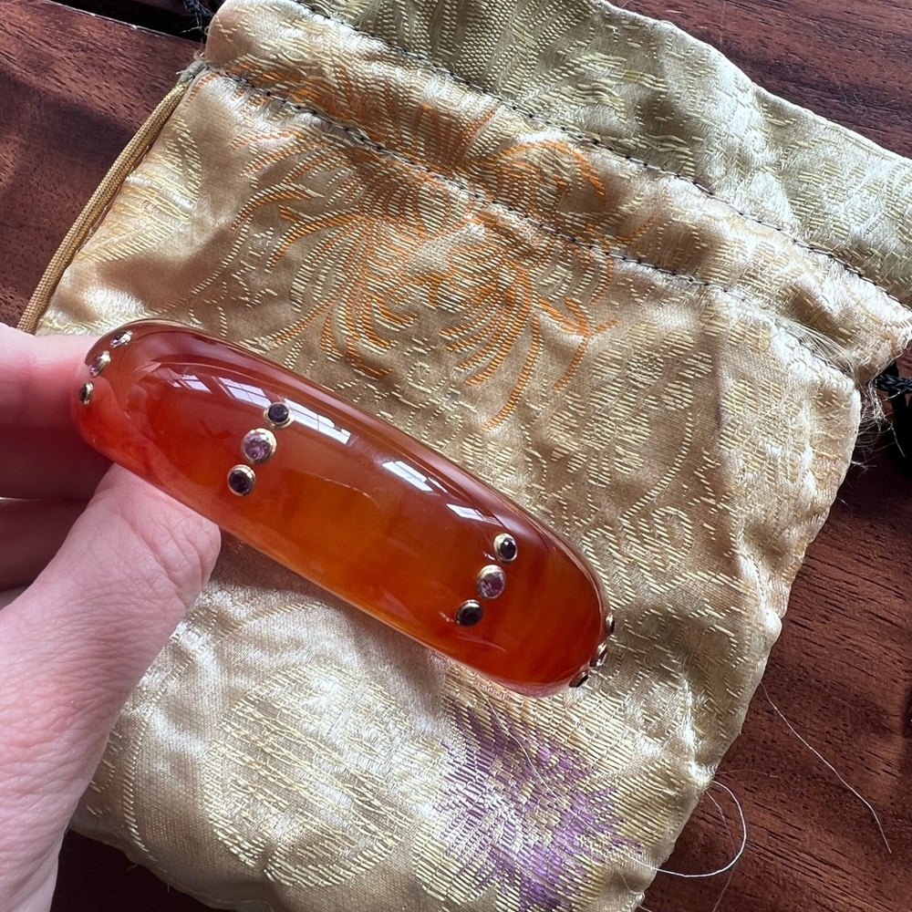 Vintage Mark Davis Bakelite Bangle Bracelet! HTF